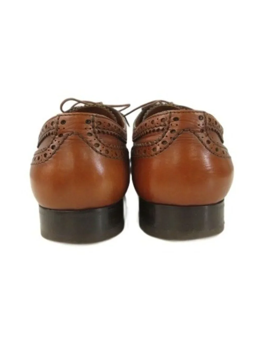 Louis Vuitton Wingtip Dress Shoes Leather Business Brown 7
